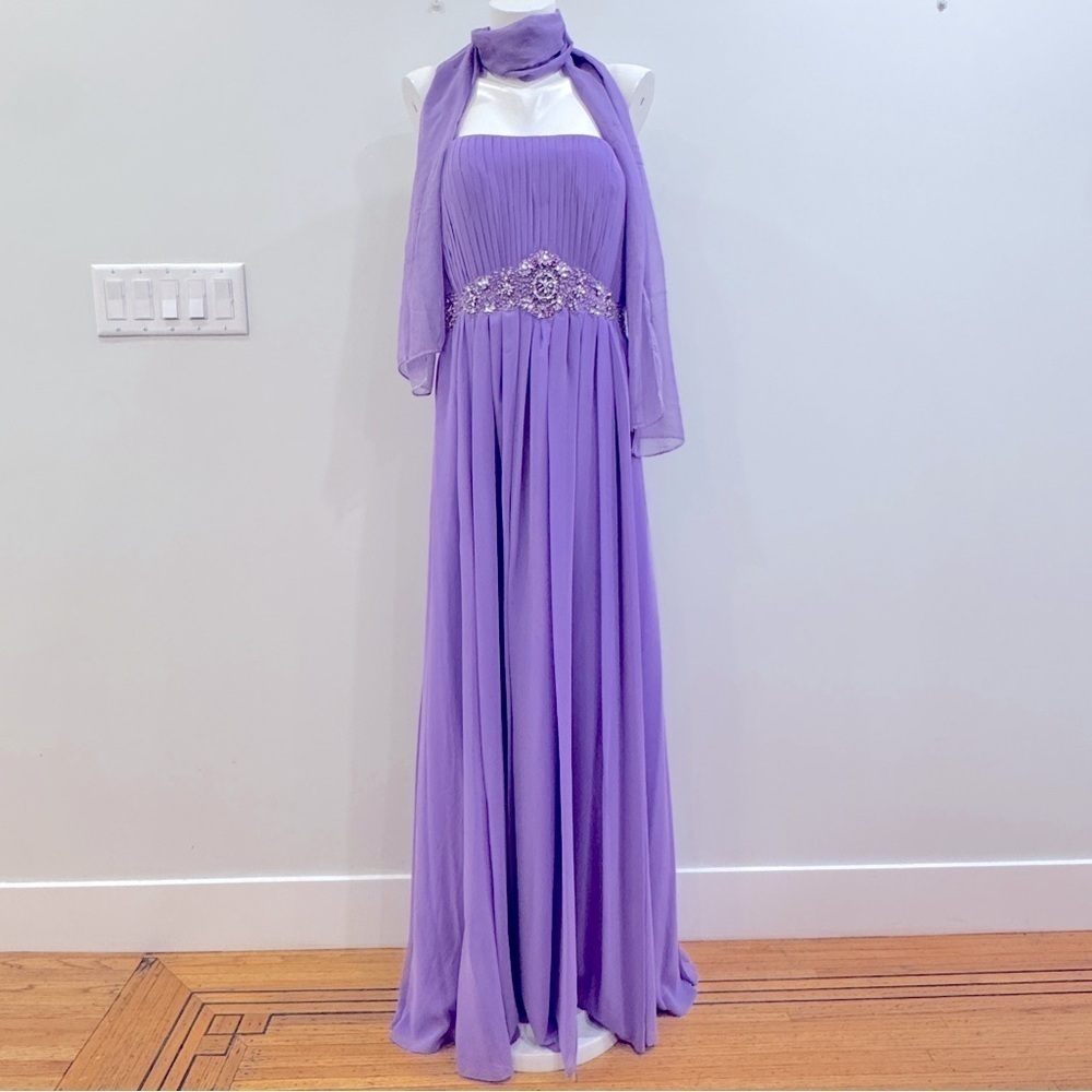 May Queen Lavender Evening Dress